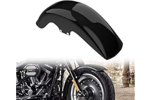 HDBUBALUS Motorrad Schutzblech vorne für Harley Softail Fatboy 2006–2017 schwarz glänzend