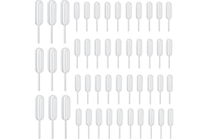DAJMAIEZ 250 Pz Pipette Plastica, Pipette Trasferimento 4 ml, Pipette Graduate, Pipette Contagocce per Spremere Liquidi per Fragole, Cioccolato, Marmellata, Cupcakes