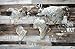 Produktbild Holz- / Metallbild - Weltkarte - 3D - 80cmx120cmx5cm - Wandbild