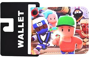 ZGCXRTO Stumble Man Bambini Portafoglio, Stumble Man Cartone Animato Portafoglio, Stumble Man Ragazzo Portafoglio, Bambino Portamonete Casual Cartoon Tasca Moneta per Studenti Regali