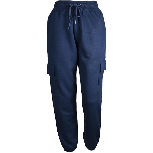 Pantalon De Jogging Femme Oversized En Polaire - Coupe Large, Chevilles Élastiquées - 65% Coton 35% Polyester - Taille XS à L