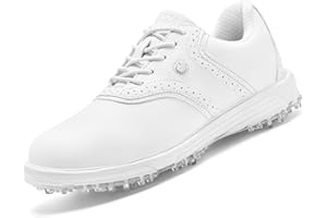 ULTIANT Golf Shoes Mens Waterproof Spikeless Classic Professional Stability for Golf Training