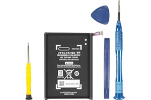 JUBOTY 3570mAh Battery for Switch Lite HDH-003 HDH-001 Game Console, Li-ion Internal New Upgrade 0 Cycle High Capacity Replacement Battery with Repair Tool Kit