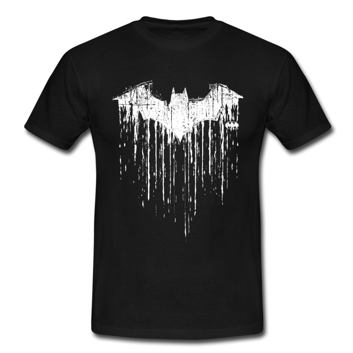 Spreadshirt-DC-Comics-Batman-Fledermaus-Used-Look-Mnner-T-Shirt