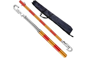 Anbull 2-TLG 5T - Asta di traino con ammortizzatore a molla, lunghezza di traino 175 cm, portata massima: 5000 kg