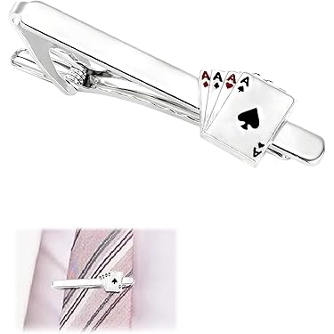 Set Di Spille A Catena Con Colletto Di Giacca E Camicia In Pietra Rossa Fatte A Mano: Spilla Da Bavero Da Uomo - Italia - Foto 2