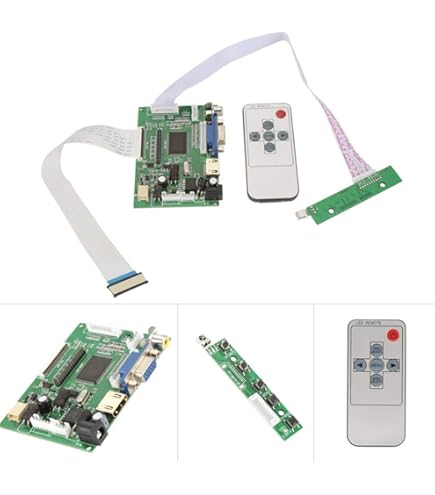 VGA LCD driver board with 7inch 1280x800 IPS 39pin