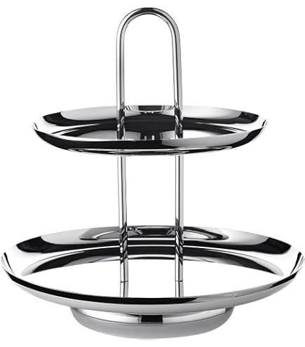Casablanca Etagere Aus Alu – 3-stöckig, Silber Poliert, Für Buffet & Deko