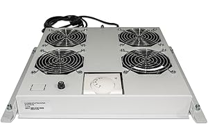 ‎INTELLINET Intellinet Kühleinheit mit 4 Lüftern für 19" Schränke Zur Deckenmontage mit Thermostat grau 712798