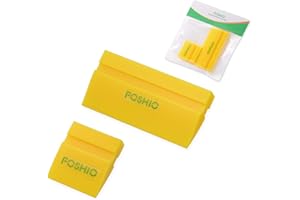 FOSHIO Mini Spatola in Morbido Silicone Attrezzi per Pellicola, Guarnizione della Spatola Gomma Coclea della Decalcomania Dell'involucro Sell'automobile della