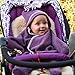 Tuppence and Crumble Star Baby Wrap Rose Pink Size Small