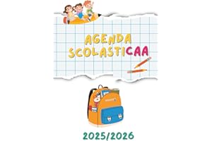 AGENDA SCOLASTICAA 2025/2026: Diario per la scuola in CAA (Comunicazione Aumentativa e Alternativa)