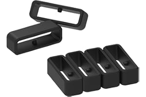 Befestigungsringe für Garmin Forerunner 35/235/255/265/735XT, für Forerunner 965/955/945/935 Bandhalter, Silikon-Ersatzbandschlaufe/Halter/Halter, 6 Stück