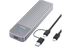 fanxiang Carcasa SSD M2 NVMe/SATA Carcasa Disco Duro,M2 PCIE NVMe 2230/2242/2260/2280,USB3.2 Gen2 10Gbp 4TB M Key/B+M Key M.2 NGFF/SATA,Compatible con TV/PS5/PS4(Pro)/Xbox/Mac/OTG Phone -MD87