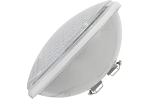 Monsing LED Schwimmbadleuchten PAR56 40W LED Poolbeleuchtung Einhänge Unterwasser ersatz 300W Halogen Scheinwerfer DC/AC 12V Kaltweiß 6000K (40W-6000K)