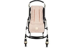 Walking Mum. Materassino per passeggino Remy. Fodera per passeggino anti-sudorazione per l'estate. Universale. Colore rosa. Dimensioni: 32 x 80 cm.