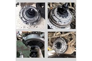 Wooauto Universal Anpassung Kupplung Tool,Auto Kupplungsloch Korrekturlager Kupplungs Ausrichtungswerkzeug Universelles Kupplungs zu-Loch-Korrektur-Ausrichtungswerkzeug,Schwarz