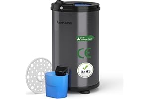 Wäscheschleuder Umelome, 6KG Energy&Power Saving Wäscheschleuder, 2800 RPM Wäscheschleuder, Energieklasse A+++, Schwarz