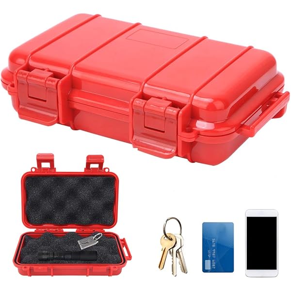 Boîte De Rangement étanche Antichoc En Plein Air, étui De Rangement De Survie Boîte De Transport De Pêche étanche En Plein Air étanche Pour La Pêche Camping Randonnée Activités De Plein Air