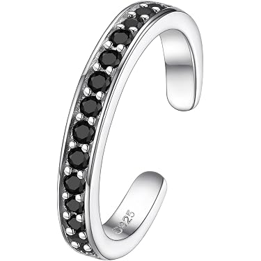 Anello Da Piede In Argento 925 Per Bambina - Regolabile, Aperto, Stile Spiaggia, Colore Rosa - Foto 2