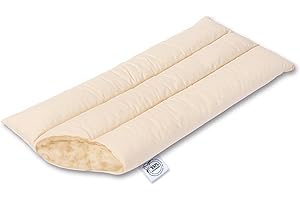 ‎SCHMUSEWOLKE BESTES FÜR BABYS SCHMUSEWOLKE Baby Federwiegenmatratze - Matratze für die Federwiege - Bio-Baumwolle mit Schafwolle gefüllt - 85 x 28 x 4 cm