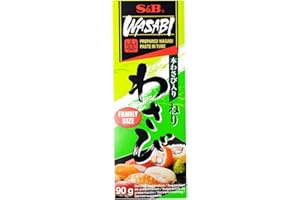‎OG ASIA S&B Premium Wasabi Paste – Family Size – Echter Wasabi aus Japan – OG ASIA – 90g Tube