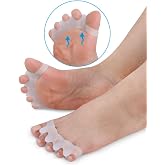 Optana Makara Ayak 5 Parmak Ayıran Silikon Bunyon Koruyucu Parmak Ayırıcı Gece Ateli Halluks Valgus