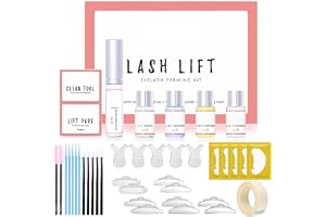 Ögonfranslyftningsset, 2026 Uppdaterat Lash Lift Kit, Naturligt & Tjockare Lash Lifting Set, Halvpermanent Curling Eyelash Dauerwellen Set, Säkerhets Wimpernwellen Startkit, Enkelt att Använda