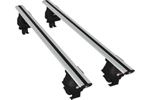 RE&AR TUNING Compatible avec les barres de toit RenauIt Clio IV 2013-2019 ACE-4 - Gris