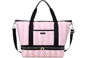 DS UUBY Victorias Secret Borsa a Tracolla da Donna, Grande Capacità Borse Tote con Cerniera, Donna Sportiva per Lavorare Shopping Viaggio