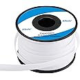 PET Expandable Braided Sleeving 100Ft-1/2 inch Wire Loom, Aibole Braided Cable Sleeve Wire Wrap,White