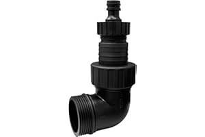 VEATON Submersible Water Pump Hose Adapter, with Garden Hose Quick Connector, Compatible to 1.5" Pump Discharge Port