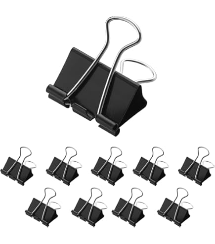 10 Foldback Clip Vielzweck Klemmen 19 Mm Günstig Kaufen