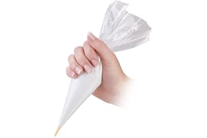 Tescoma 630473 Delicia Sac a Poche, con Mini Beccuccio, 5 Pezzi, Plastica, Trasparente, 30 cm