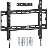 Amazon Brand - Eono Fixed TV Wall Bracket, Ultra Slim TV Wall Mount for Most 26-55 inch LED, LCD OLED and Plasma TV with VESA