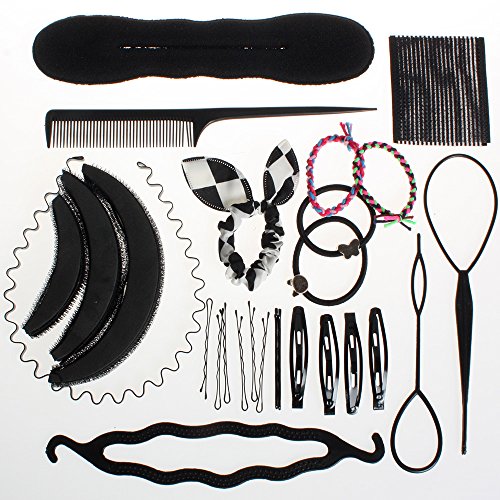 Neverland Beauty Hair Styling Set, Hair Styling Accessories Fashion Hair Design Styling Tools Accessories DIY Twist…