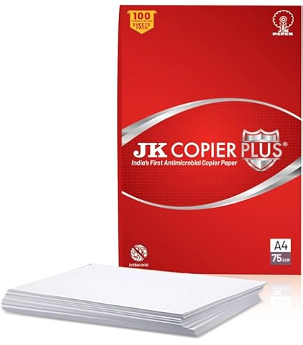 JK Eco Canvas Blue Paper A4 75 Gsm, 500 Sheets Ream | Colour Paper