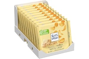 Ritter Sport Chocolade - Wit met Crisp - Doos - 10 x tablet 100 gram