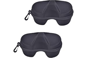 SUNTRADE Portable Diving Mask Case，Swimming Scuba Glasses Storage Box Protective Container Diving Goggles Case,2 PCS