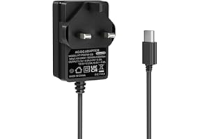 Miuzei Raspberry Pi 5 Power Supply, 27W 5.1V 5A PD Power Adapter USB-C Charger for Raspberry Pi 5 8GB/4GB（UK Plug）