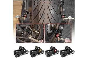 FAYEDENICY Deslizador del eje de la horquilla de la rueda trasera de la moto, soporte de carretes basculante, tipo largo Para H.onda CB650R CBR650R CB CBR 650R CB 650 R CBR 650 R 2019-2023 (Rojo-estilo largo)