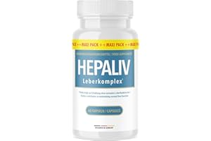 MAYPRODUCTS Hepaliv Kapseln - Reich an Vitaminen und Cholin - Geeignet für Frauen und Männer - Inhalt 60 Kapseln