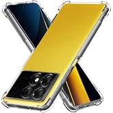 Xiaomi Poco X6 Pro ile Uyumlu Kamera Korumalı Airbag Antishock K&ouml;şe Korumalı Şeffaf Silikon Kılıf