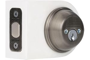 SCHLAGE Lock CO B62N620 Double Cylinder Deadbolt, Pewter
