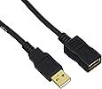 AmazonBasics 1IGG USB 2.0-Verlängerungskabel A-Stecker auf A-Buchse, 2 m,Schwarz