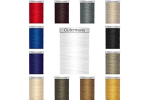 DIE STOFFTANTE Gütermann Garn M782 Extra Stark Nähgarn Polyester 100m Nähmaschinengarn für alle stark beanspruchten Nähte (036 dunkelgrau)