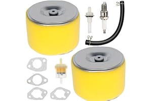 ZAMDOE GX390 Filtro de aire para Honda GX340 GX390 11HP 13HP Motor Motor Reemplaza 17210-ZE3-505 17210-ZE3-010 17210-ZE3-515 con bujía Filtro de combustible Manguera de combustible