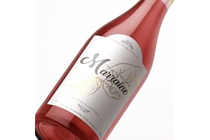 OLYMPE STORE OLYMPE - Etiquette Premium Annonce Grossesse Originale- Bouteille Marraine - Veux-tu être ma marraine - Etiquette Vin - Champagne