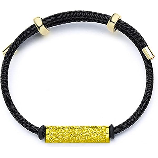 Shiyou-2 Of  1 Red 1 Black  Thai Amulet Buddhist Handmade Adjustable Cord Rope String Bracelet With Gold Color Brass Energy Talisman Yant For Men Women Pr