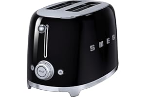 Smeg TSF01BLUK Retro Style 2 Slice Toaster - Black